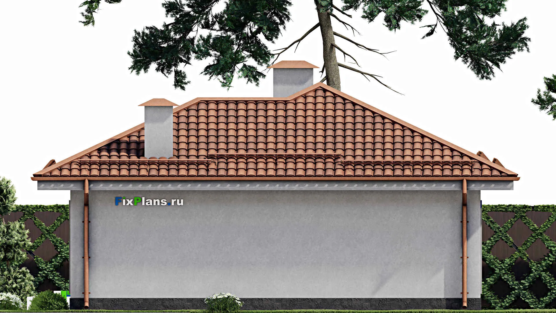 F-10655 - Проект бани 10 на 14, площадью 90 м² с санузлом