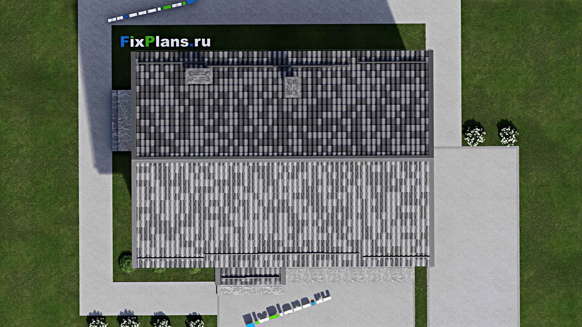 F-11321 - Проект дома с мансардой 10 на 13, площадью 130 м² с 3 спальнями